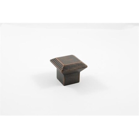 Residential Essentials Residential Essentials 10318VB Square Cabinet Knob; Venetian Bronze 10318VB